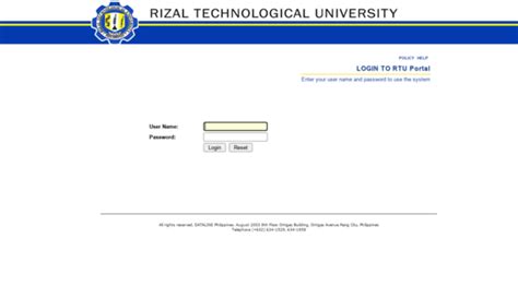 rtu.edu.ph appointment|RTU Portal Portal Login.